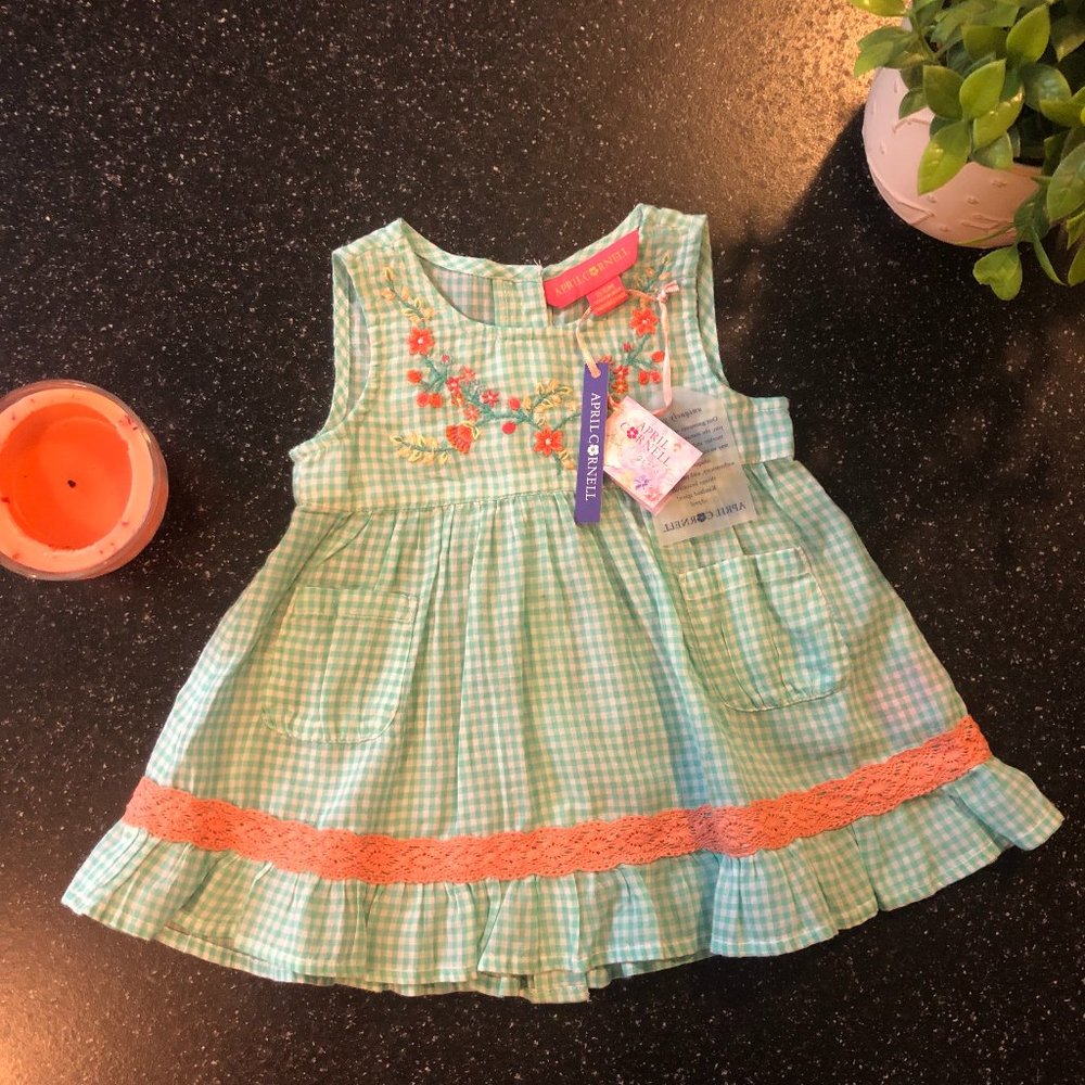 April Cornell NWT 0-6 month summer dress